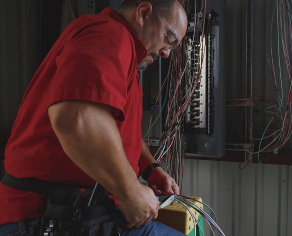 electrician working