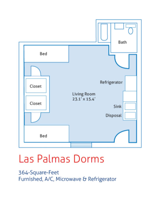 Las Palmas Dorms - Campus Housing