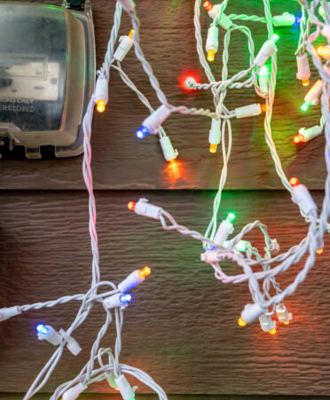 Waco Energy Efficiency Specialist holiday lights and saving money - Adobe stock photo