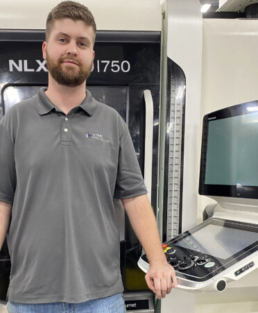 TSTC Precision Machining graduate Andrew Butschek credits his training at the college for his current career success.