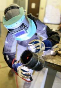 Hillger 2 208x300 - TSTC instructor brings adventure, industry experience to welding lab