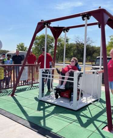 Waco Baylor Axtell swing dedication