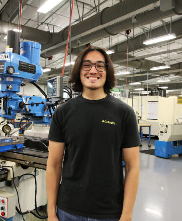 Texas A&M University student James Hingle looks forward to the opportunity to learn about the manufacturing side of engineering through TSTC’s Precision Machining Technology program.