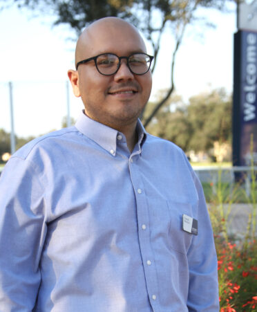 Photo caption: Charyck Mascorro is an assistant director of enrollment at TSTC’s Harlingen campus. (Photo courtesy of TSTC.)