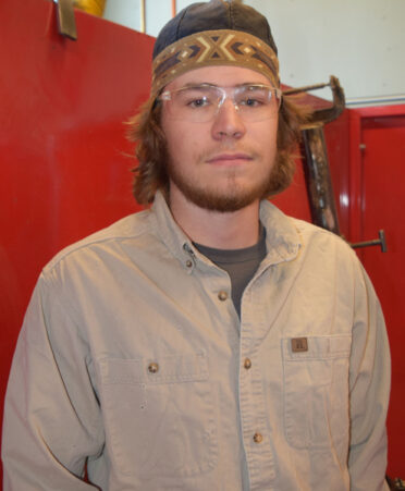 Rider Duggan plans to use the skills he learns in Welding Technology at TSTC in his hometown of Winters.