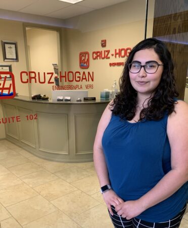 TSTC Drafting and Design alumna Mari Cruz Montoya now works for Cruz-Hogan Consultants, a civil engineering consulting firm.
