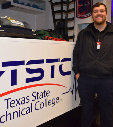 Dustin Bostick is studying to become an advanced emergency medical technician at TSTC while keeping his options open to becoming a physician’s assistant later in his career.