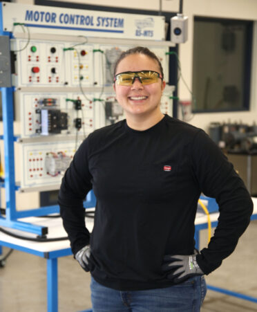 Denice Acosta is a third-semester student in the Wind Energy Technology program at TSTC’s Harlingen campus.