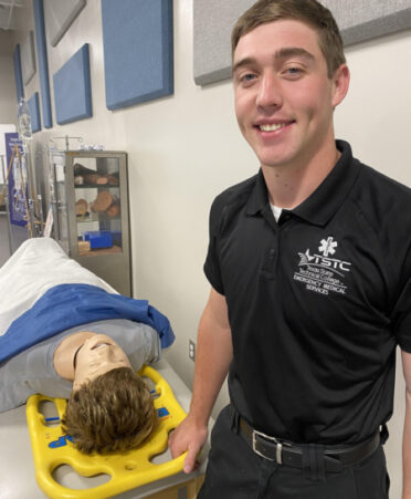 Kyle Nichols said he was taught at an early age to help others. He is following in his family’s footsteps by studying to become a paramedic at TSTC.