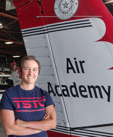U.S. Air Force veteran Sarah Penney returned to Abilene to complete TSTC’s FAST Trac Airframe and Powerplant training program last month.