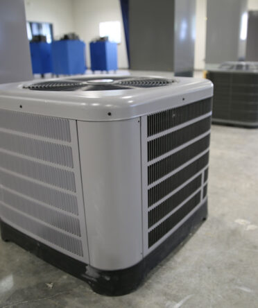 An air conditioning unit in a building