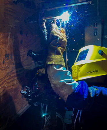 Waco Welding Technology La Vega dual enrollment female student