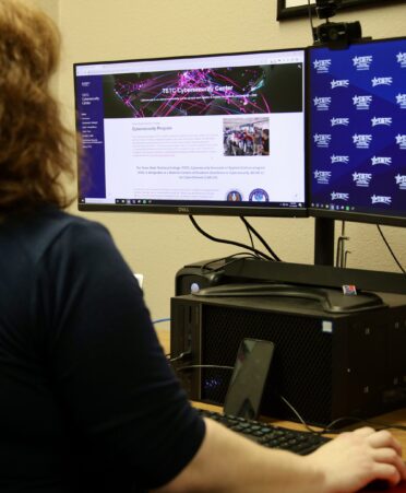 Texas State Technical College’s Associate of Applied Science degree program in Cybersecurity across the state is now designated as a National Center of Academic Excellence in Cyber Defense. (Photo courtesy of TSTC.)