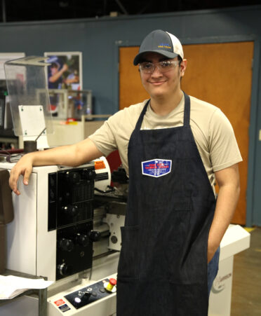 Adrian Munoz is a Precision Machining Technology student at TSTC’s location in Harlingen