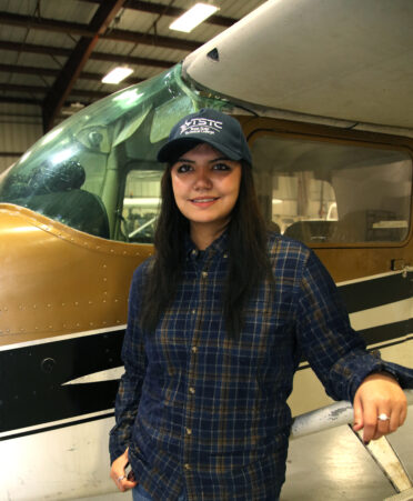 Olivia Montalvo is an Aircraft Powerplant Technology student at TSTC’s Harlingen location