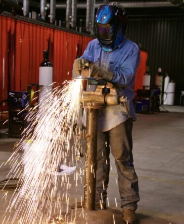 TSTC’s Welding Technology program regularly hosts contests for its students and other organizations, including the Texas FFA Association. (Photo courtesy of TSTC.)