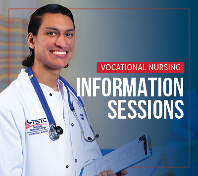 Vocational Nursing Information Sessions graphic