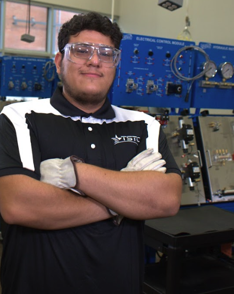 Industrial Systems student posing