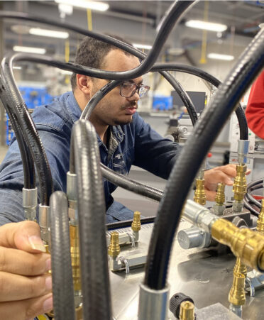 man working in a lab