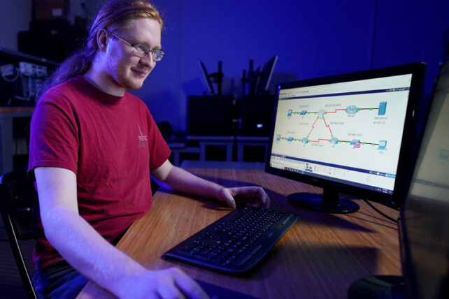 Computer Networking and Systems Administration TSTC offers an Associate of Applied Science degree in Computer Networking and Systems Administration, certificates of completion in IT Support Tier 1 and IT Support Tier II, and an advanced technical certificate in Cloud Computing. (Photo courtesy of TSTC.)