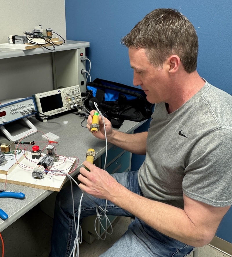 TSTC student trades sales for Automation and Controls Technology ...