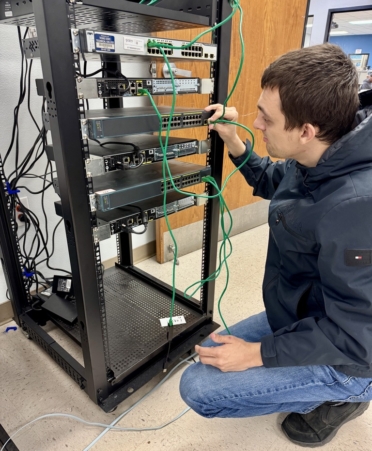 TSTC Cybersecurity student Daniel Mann plans to earn his Associate of Applied Science degree to honor the memory of his late grandfather. (Photo courtesy of TSTC.)