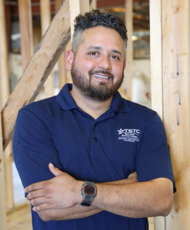 U.S. Navy veteran Tomas Vasquez is a Building Construction Technology student at TSTC’s Harlingen campus.