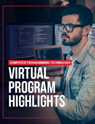 Computer Programming Technology Virtual Program Highlights graphic