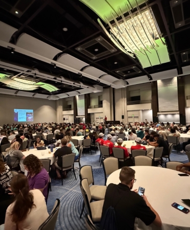 Photo caption: Texas State Technical College’s students and faculty members joined other state postsecondary and high school students for the Texas delegation meeting at the SkillsUSA National Leadership and Skills Conference on Monday, June 23, at the Hyatt Regency Atlanta. The conference runs from June 23 to 28. (Photo courtesy of TSTC.)