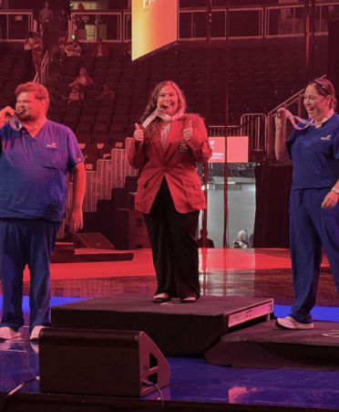 Jillian Contreras (right), an LVN to RN Transition Nursing student at TSTC’s Harlingen campus, was a silver medalist in the Practical Nursing category at the recent 2025 SkillsUSA National Leadership and Skills Conference in Atlanta, Georgia.