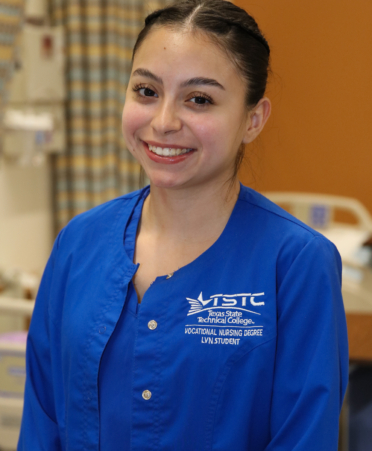 Savannah Fuentes is a Vocational Nursing student at TSTC’s Harlingen campus.