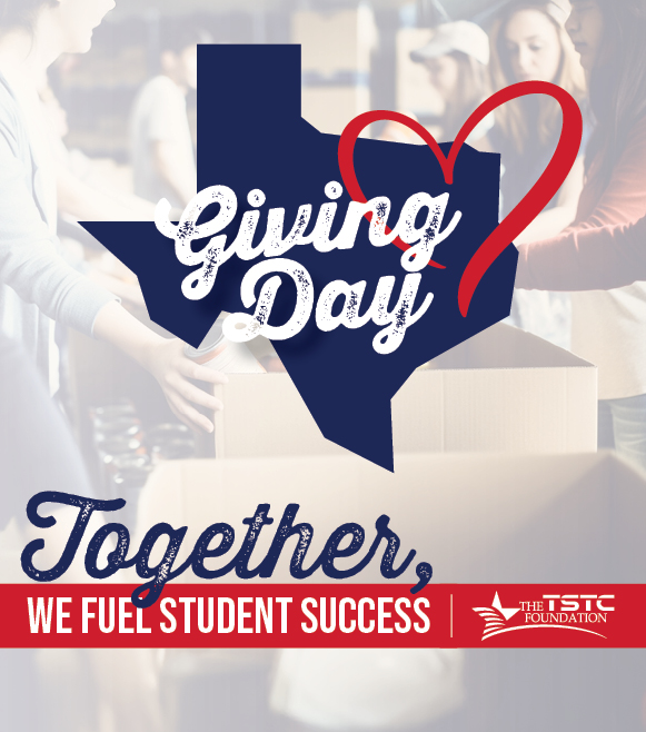 Giving Day graphic. Together, we fuel student success.