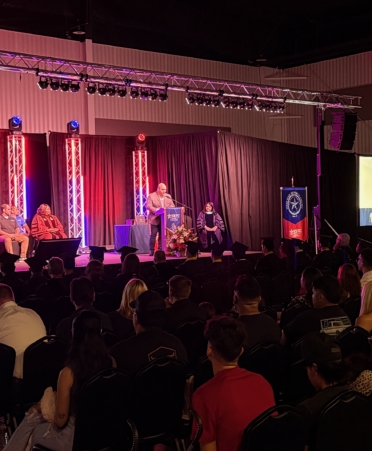 Photo caption: Texas State Technical College’s Williamson County campus held its Summer 2025 Commencement on Friday, Aug. 29, at the Williamson County Expo Center in Taylor. (Photo courtesy of TSTC.)