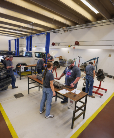 Photo caption: Texas State Technical College’s Automotive program hosted the first Gearhead Gauntlet for students on Wednesday, Oct. 15, at the Kultgen Automotive Center at the Waco campus. (Photo courtesy of TSTC.)