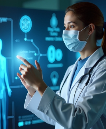 Photo caption: Students in Texas State Technical College’s Biomedical Equipment program at the Harlingen and Waco campuses will begin earning artificial intelligence certifications in the Medical Equipment Networks class starting in the spring semester. (Illustration generated with AI from Adobe Stock.)