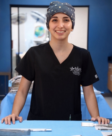 Morgan Gonzales is a Surgical Technology student at Texas State Technical College’s Harlingen campus
