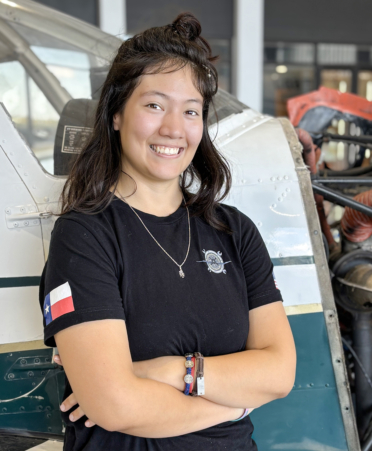 Ariadna Lona is an Aircraft Powerplant student at Texas State Technical College’s Harlingen campus.