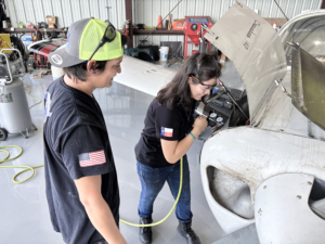 IMG 2965 300x225 - TSTC Aircraft Powerplant student gains real-world skills at area aviation maintenance company