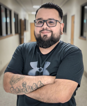 IMG_3049-1 Gilbert Salinas is a Cybersecurity student at Texas State Technical College’s Harlingen campus.