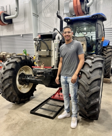 Cameron Honeycutt Cameron Honeycutt, a Diesel Equipment student at Texas State Technical College’s Marshall campus, balances his time between the program, raising his son and working for EAG Automotive’s Carthage dealership as a technician. (Photo courtesy of TSTC.)