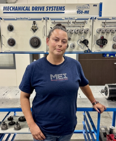 Crystal Conroy recently received a certificate of completion from Texas State Technical College’s MEI (Mechanical, Electrical and Information) Technology Data Center Pathway program at the North Texas campus. (Photo courtesy of TSTC.)