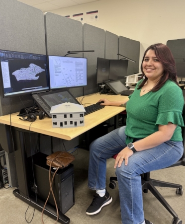 Cierra DeVoe - Drafting and Design Cierra DeVoe, a Drafting and Design student at Texas State Technical College, held an internship with engineering consultant Kimley-Horn’s Fort Worth location for a year and half before being hired full-time. (Photo courtesy of TSTC.)