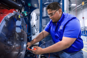 IMG 7320 300x199 - TSTC student powers through diesel training