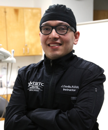 TSTC alumnus Jaime Davila is a Dental Hygiene instructor at Texas State Technical College’s Harlingen campus.