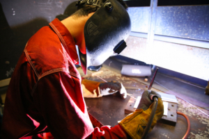 2R7A6559 300x200 - TSTC Welding student powers through challenges toward industry success