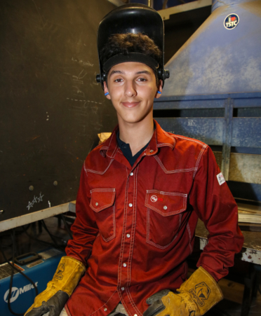 Isaias Pena, of La Joya, is a Welding student at Texas State Technical College’s Harlingen campus.