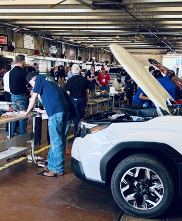 Photo caption: Seniors from four Central Texas high schools competed at a regional event hosted by the North Texas Automobile Dealers at Texas State Technical College’s Waco campus on Friday, April 17. (Photo courtesy of TSTC.)