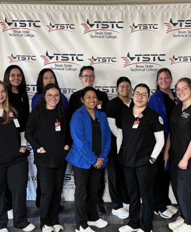 group of nursing students