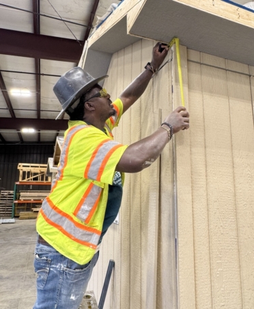 Clifton Davis - Building Construction Clifton Davis, a retired U.S. Navy veteran and Building Construction student, is on track to graduate from Texas State Technical College’s Marshall campus inAugust. He plans to attend the Electrical Construction program in the fall and one day start a home remodeling business with his son. (Photo courtesy of TSTC.)