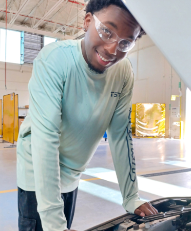 Alex Mayes, of Houston, is an Auto Collision and Management student at Texas State Technical College’s Fort Bend County campus.